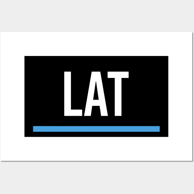 Nicholas Latifi Driver Tag Wall Art by GreazyL